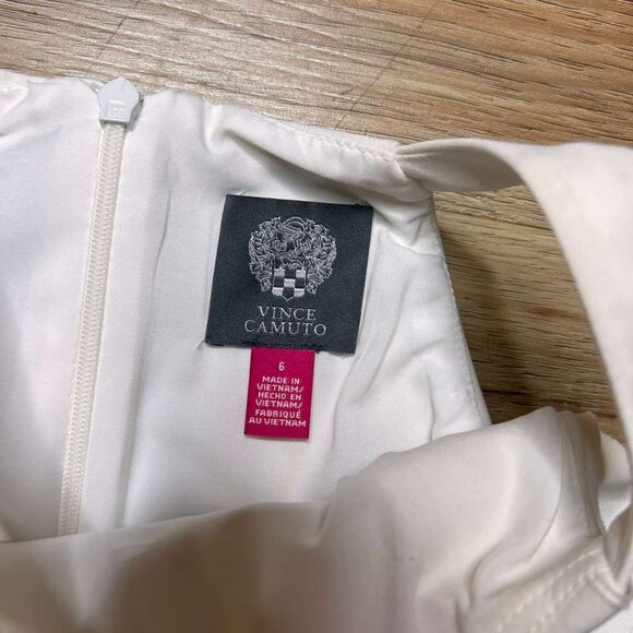 NWT Vince Camuto Women's Fitted Midi Halter Bodycon Dress - Picture 4 of 6